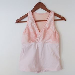 Lululemon pretty peach workout top